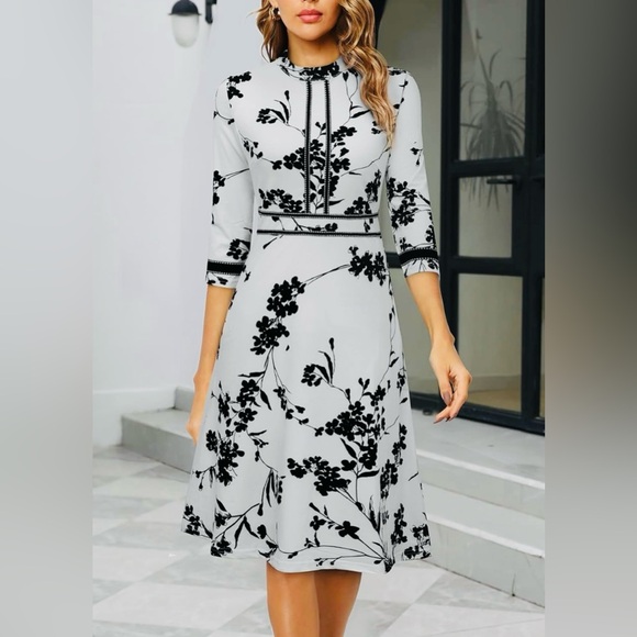 A Line Retro Dress - Picture 5 of 10